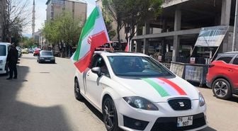 Iğdır'da 500 araçlık konvoyla 'Zalimin Karşısındayız' mesajı