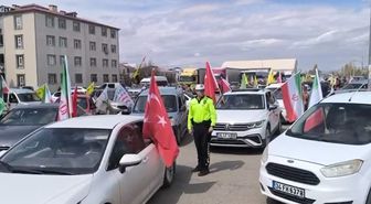 Iğdır'da İran'a Destek Konvoyu Düzenlendi