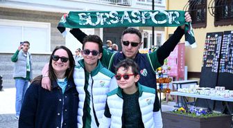Maç için Eskişehir'e gelen Bursaspor taraftarı, kentin turistik yerlerine akın etti