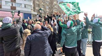 Maç için gelen Bursaspor taraftarı, Eskişehir'i hareketlendirdi