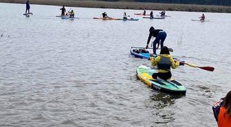 Yayla gölü, kana sporcularını ağırladı
