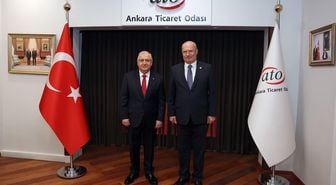 Bakan Güler, ATO'yu ziyaret etti
