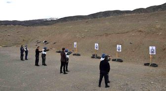 Erzincan'da orman personeline silah kullanımı ve bakımı eğitimi