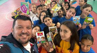 Tomarza'da spor ve kitap bir arada