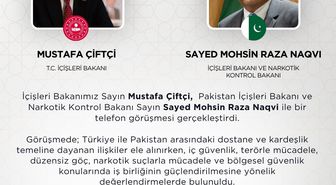 Bakan Çiftçi, Pakistanlı mevkidaşı Naqvi ile görüştü