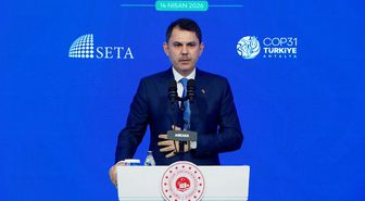 Bakan Kurum: COP31'de en çok su ve gıdaya dikkat çekeceğiz