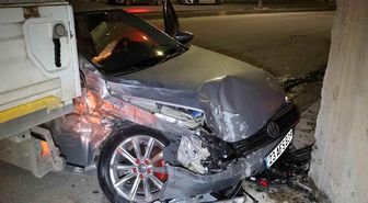 Elazığ'da pikap ile otomobil çarpıştı: 5 yaralı