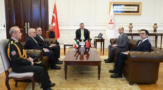 İçişleri Bakanı Mustafa Çiftçi, İran Büyükelçisi'ni Kabul Etti