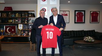 Mehmet Akif Üstündağ'dan TFF Başkanı Hacıosmanoğlu'na ziyaret