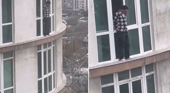 Önce prova yaptı, saatler sonra kendini boşluğa bıraktı