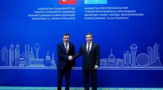 Cumhurbaşkanı Yardımcısı Yılmaz, Kazakistan Başbakanı Bektenov ile görüştü