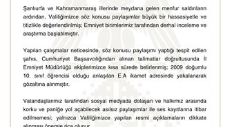 Sivas'ta Okullara Saldırı Düzenleneceği İddiasıyla Gözaltına Alınan Öğrenci
