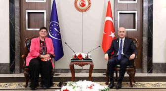 TBMM Başkanı Kurtulmuş, Avrupa Konseyi Parlamenter Meclisi Başkanı Bayr ile bir araya