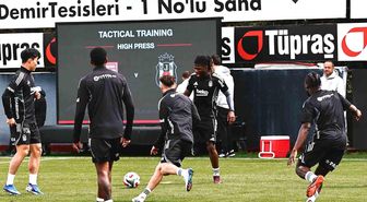 Beşiktaş kondisyon ve taktik çalıştı