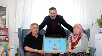 Bilecik'te şehit ailesi ile anlamlı buluşma