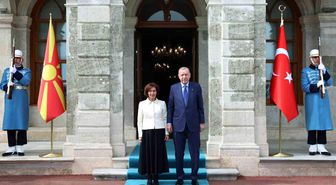 Cumhurbaşkanı Erdoğan, Kuzey Makedonya Cumhurbaşkanı Davkova ile görüştü