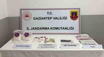 Gaziantep'te 2 kilo metamfetamin ele geçirildi