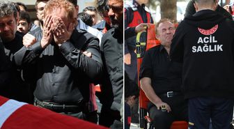 Ayla Öğretmen'in cenazesinde kahreden olay! Eşi tabut başında fenalaştı