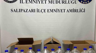 Samsun'da kaçak alkol operasyonu: 60 litre etil alkol ele geçirildi