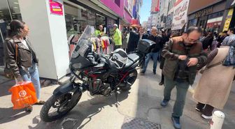 Samsun'da yunus polisleri kaza yaptı: 1 yaralı