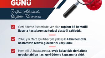 Hemofili Hastalarının Tedavi Giderleri Karşılanıyor