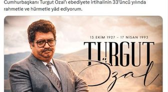 Cumhurbaşkanı Erdoğan, 8'inci Cumhurbaşkanı Özal'ı andı