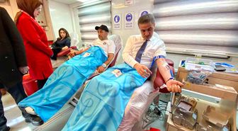 Erzurum'da 'Kan Bağışı Hayat Kurtarır' kampanyasına yoğun katılım