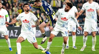 Fenerbahçe'nin Rizespor'a karşı 13 maçlık serisi sona erdi