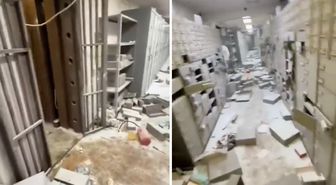 Ülke şokta! Kanalizasyondan kaçan banka soyguncuları geride bu görüntüyü bıraktı