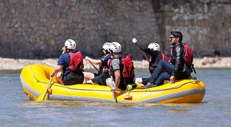 Ünilig Rafting Türkiye Şampiyonası Bayburt'ta başladı