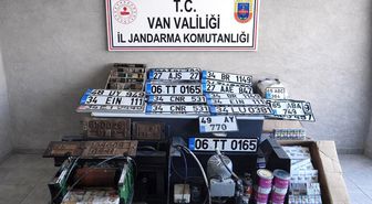 Van'da sahte sahte plaka basanlara operasyon