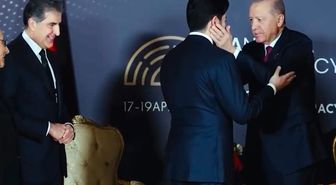 Erdoğan, Barzani'nin oğlunu çok sevdi