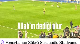 Fenerbahçeli taraftarların arasındaydı! Bu paylaşımı bakın kim yapmış