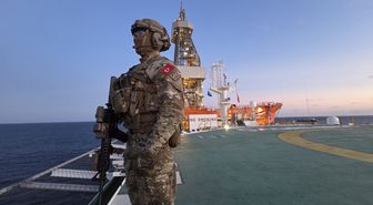 MSB: Somali Türk Deniz Görev Grubu, Çağrı Bey Sondaj Gemisi'ne Refakat Ediyor