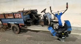 Siirt'te otomobil ile patpat çarpıştı: 1 yaralı
