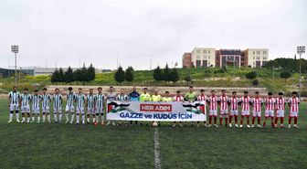 Üniversiteli sporculardan Filistin ve Gazze'ye özgürlük etkinliği