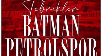 Cumhurbaşkanı Erdoğan'dan Batman Petrolspor'a tebrik mesajı