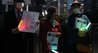 Albüm: Japonya'da Hükümetin Silah İhracatını Kolaylaştırma Planı Protesto Edildi