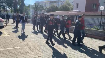 Aydın'da 226 milyon TL işlem hacimli yasa dışı bahis operasyonun 9 şüphelisi adliyede