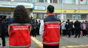 Kahramanmaraş'ta silahlı saldırıda hayatını kaybedenlerin okulu yeni binasında eğitime başladı
