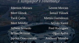 Fenerbahçe'nin Konyaspor maçı kamp kadrosu belli oldu