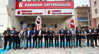 Karaman'da Larende Vergi Dairesi dualarla açıldı
