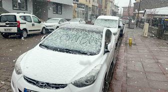 Karlıova'da nisan karı etkili oldu