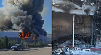 Ankara'da boya fabrikasında yangın: Bir işçi hayatını kaybetti
