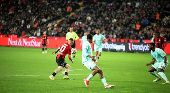 Trendyol Süper Lig: Gaziantep FK: 2 Kayserispor: 0 (İlk yarı)
