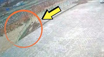 Yüksekova'da istinat duvarı çöktü