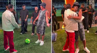 Bakmayın 46 yaşında olduğuna! Ronaldinho tek hareketiyle Brezilyalı fenomeni madara etti