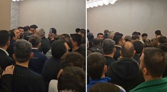 Bir taraftarın Sadettin Saran'a istifa çağrısı yapmasının ardından kavga çıktığı iddia edildi
