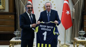 Cumhurbaşkanı Erdoğan, iş insanı Ulukaya'yı kabul etti