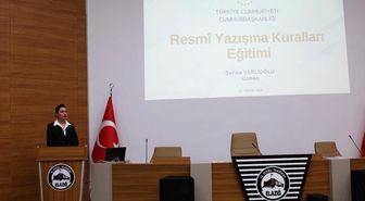 Elazığ'da resmi yazışmalarda uygulanacak usul ve esaslar hakkında eğitim